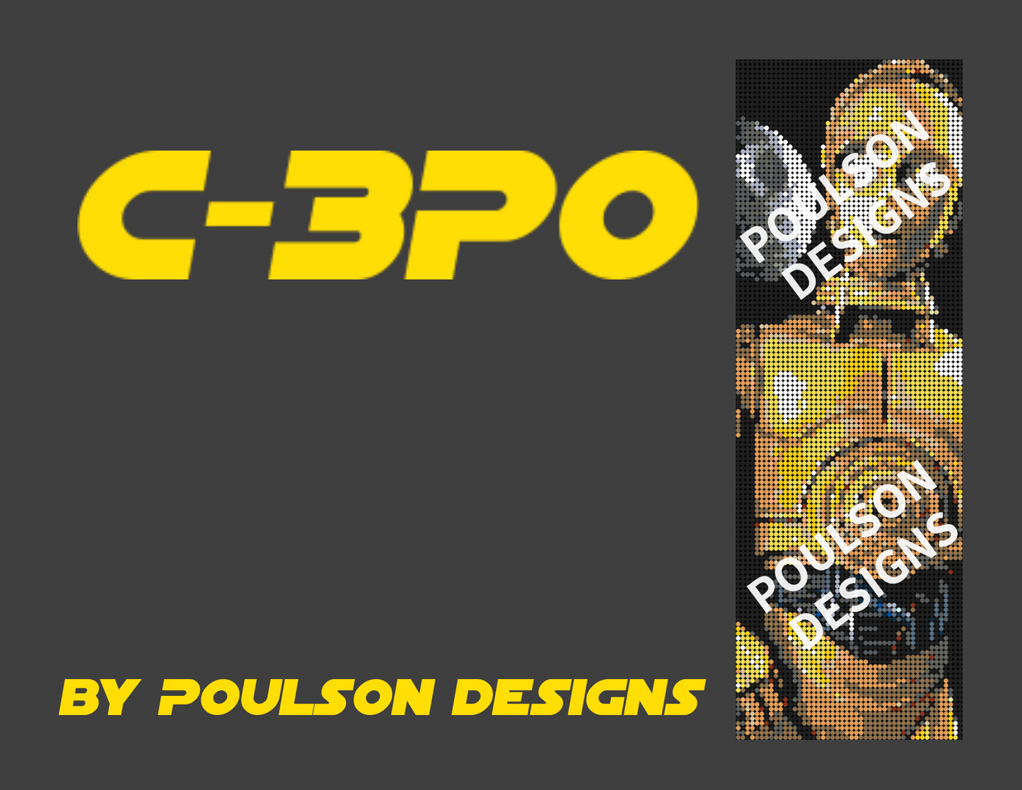 C-3PO - Custom Art Mosaic