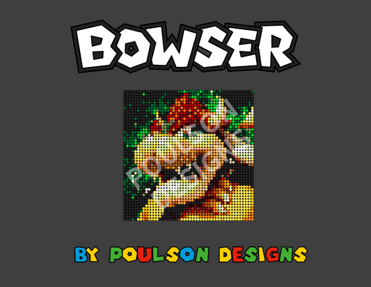 Bowser - Custom Art Mosaic